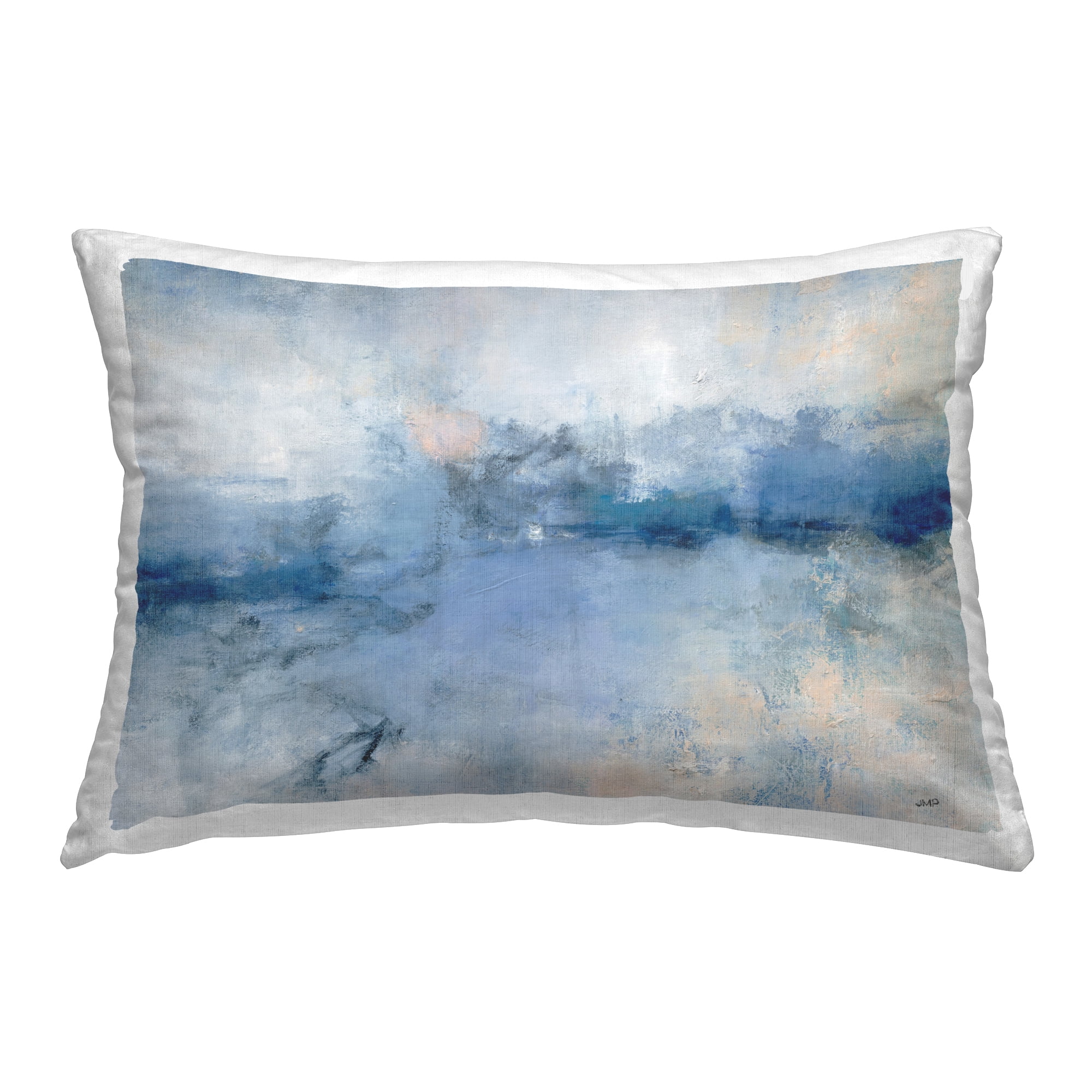 Stupell Industries Blue Seaside Impressions Decorative Printed Throw Pillow Design by Julia Purinton.