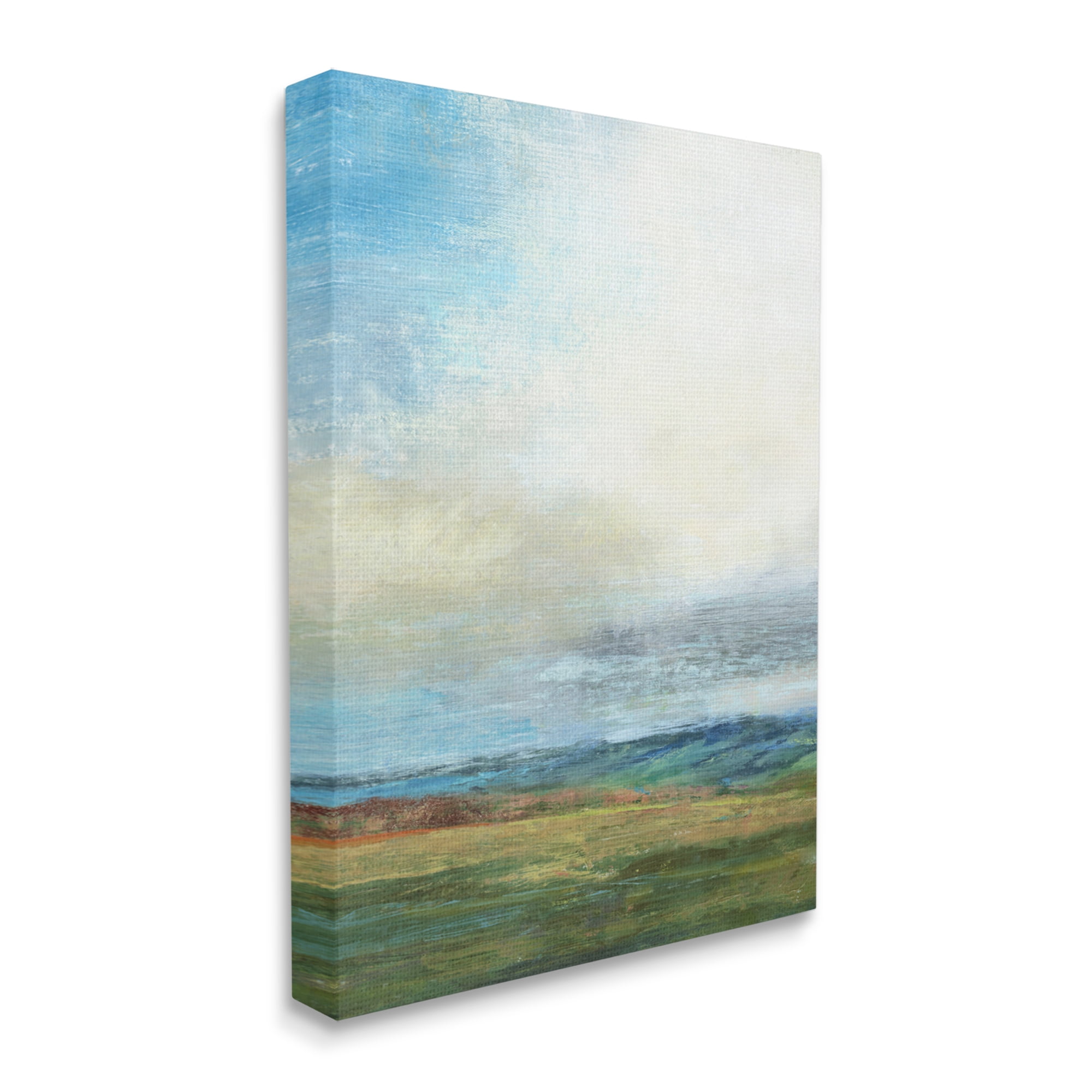 Stupell Industries Blue Sky Meadow Landscape Alluring Green Hills, 30 x 40, Designed by Suzanne Nicoll
