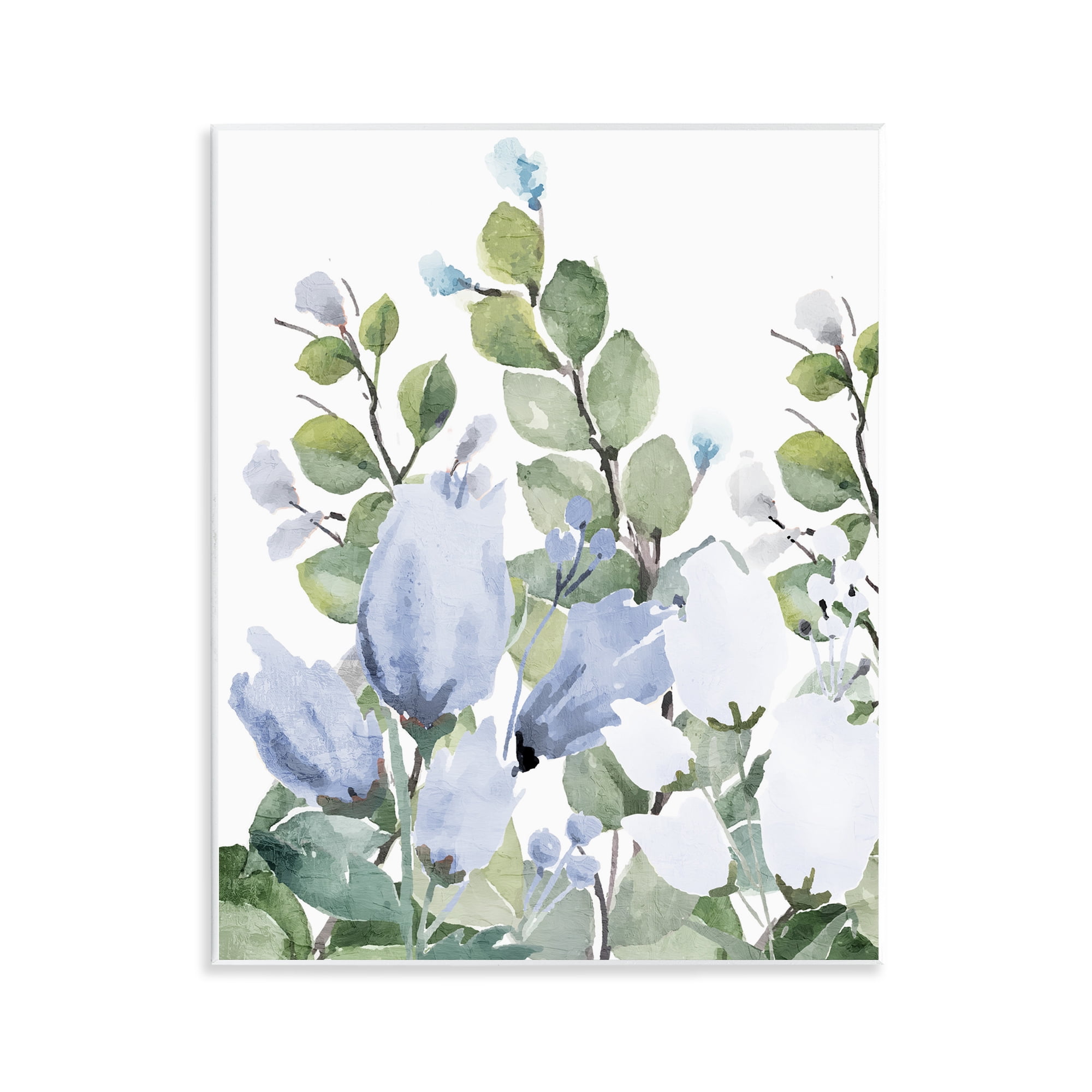 Stupell Industries Blue Spring Botanicals Wall Plaque Art, design by Kim Allen