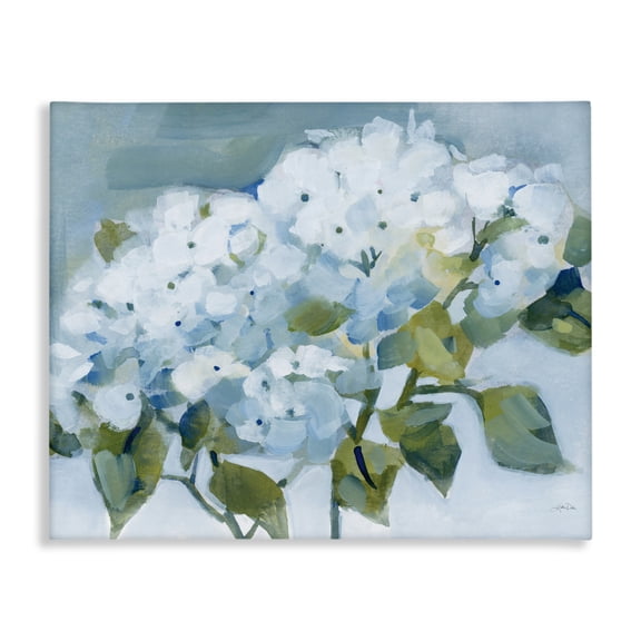 Stupell Industries Blue Spring Cottage Hydrangeas Canvas Wall Art design by Katrina Pete, 16 x 20