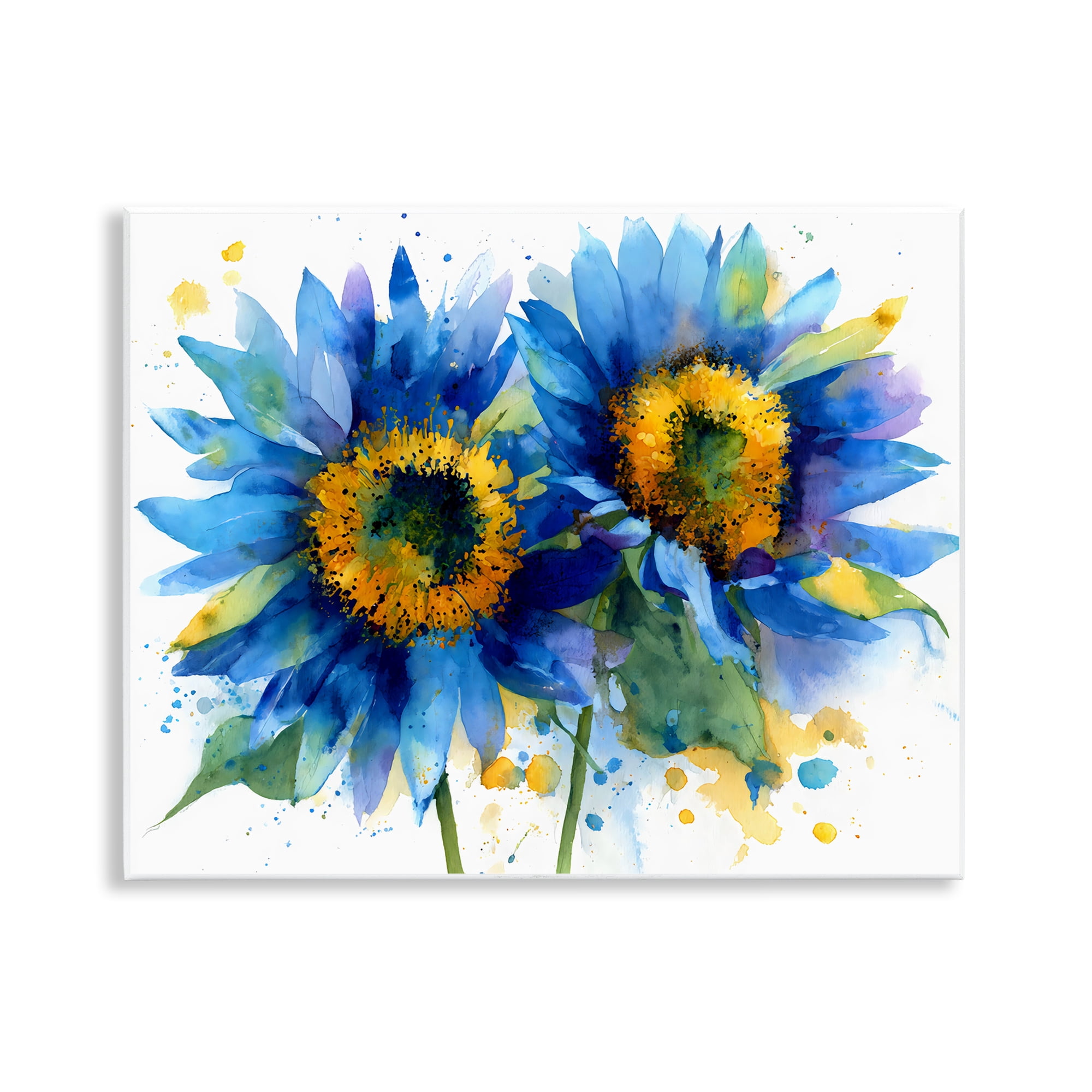 Stupell Industries Blue Sunflowers Bouquet Wall Plaque Art, design by Franklyn Gregory