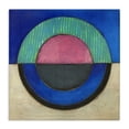 thumbnail image 1 of Stupell Industries Mid-Century Blue Toned Distressed Circle Canvas Art, 24 x 24, by Matthew Finger, 1 of 8