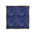 thumbnail image 1 of Stupell Industries Blue Traditional Waves Nature Painting Gray Floater Framed Canvas Art Print Wall Art, 25 x 25, 1 of 10