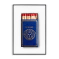 thumbnail image 1 of Stupell Industries Blue Trendy Matchbox Fashion Painting Black Framed Art Print Wall Art, 20 x 30, 1 of 8