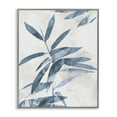 thumbnail image 1 of Stupell Industries Blue Twilight Palm Leaves Gray Framed Giclee Art design by Aoibhne Hogan, 14 x 11, 1 of 8