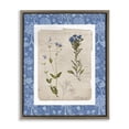 thumbnail image 1 of Stupell Industries Cottage Blue Vintage Botanicals Brown Floating Frame Canvas Art, 25 x 31, by Livi Finn, 1 of 8