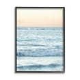 thumbnail image 1 of Stupell Industries Blue Waves at Sunset Nature Photography Black Framed Art Print Wall Art, 16 x 20, 1 of 8