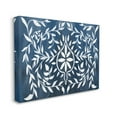 thumbnail image 1 of Stupell Industries Blue White Leaf Gilding Pattern Painting Canvas Wall Art by Daphne Polselli, 1 of 5