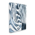 thumbnail image 1 of Stupell Industries Blue Zebra Stripes Animal Close-Up Portrait Canvas Wall Art, 30 x 40, Design by Victoria Borges, 1 of 6