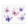 thumbnail image 1 of Stupell Industries Eclectic Blue and Pink Butterflies Canvas Art, 40 x 30, by Creative Studio, 1 of 8