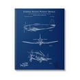 thumbnail image 1 of Stupell Industries Blueprint Patent Airplane Diagram Graphic Art Gallery Wrapped Canvas Print Wall Art, Design by Karl Hronek, 1 of 7