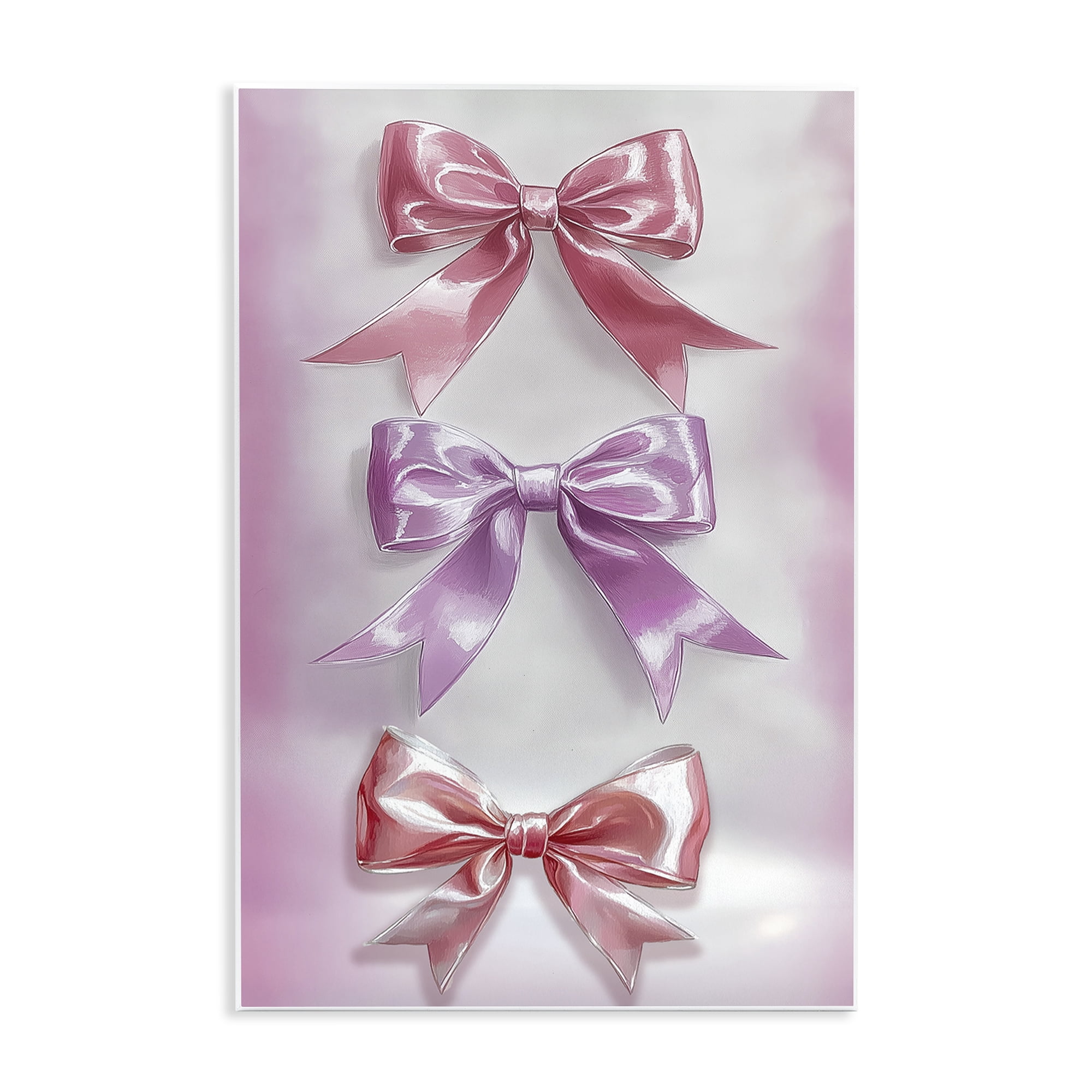 Stupell Industries Blush And Satin Elegance Wall Plaque Art, design by Annabelle Hall