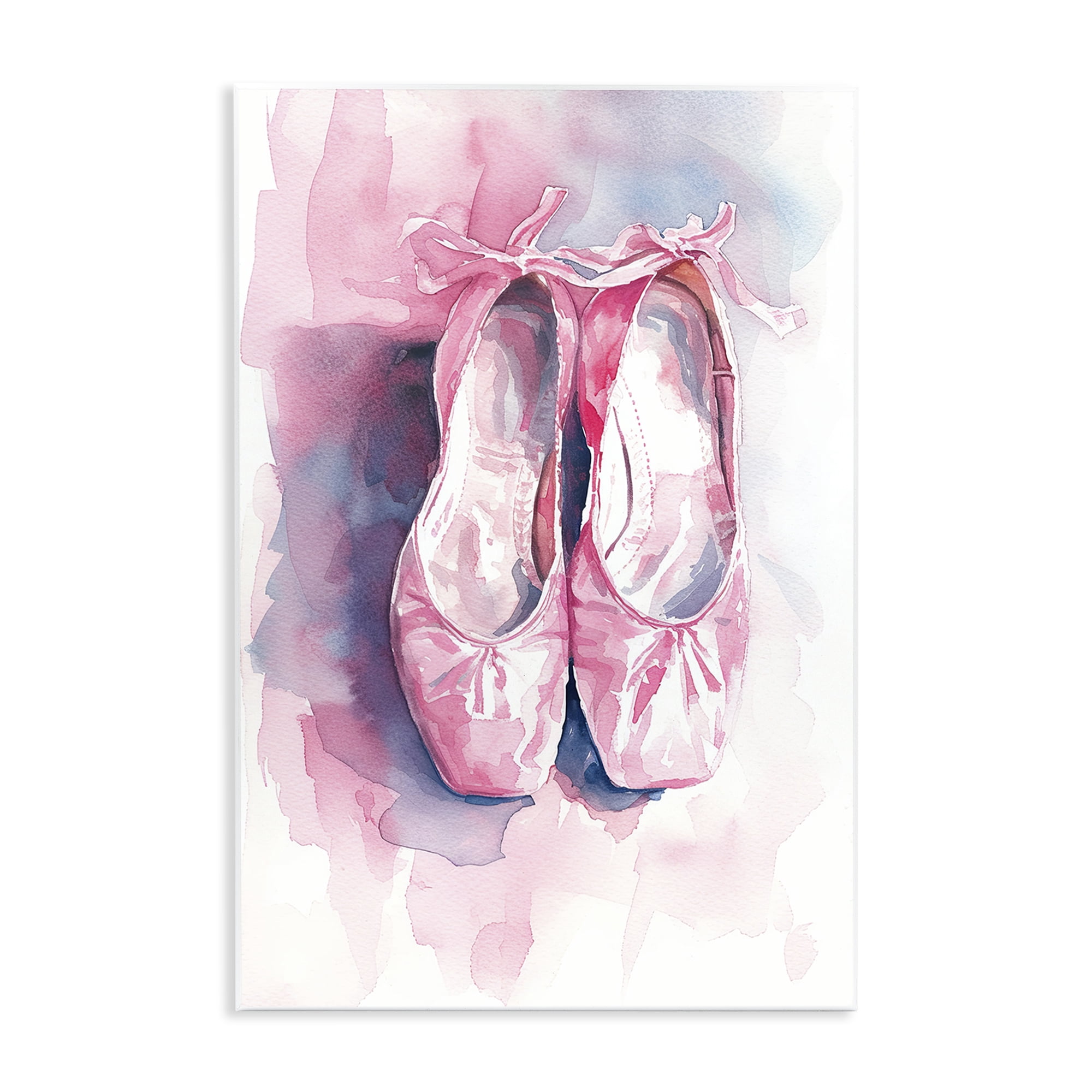 Stupell Industries Blush Ballet Slippers Wall Plaque Art, design by Ray Powers