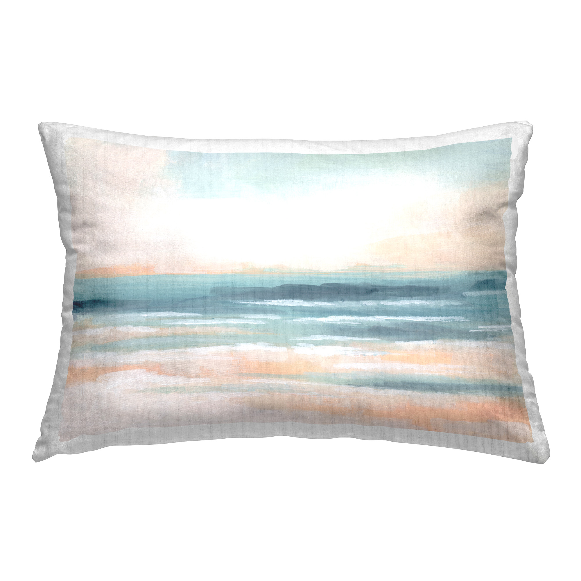 Stupell Industries Blush Beach Landscape Decorative Printed Throw Pillow Design by June Erica Vess&nbsp;
