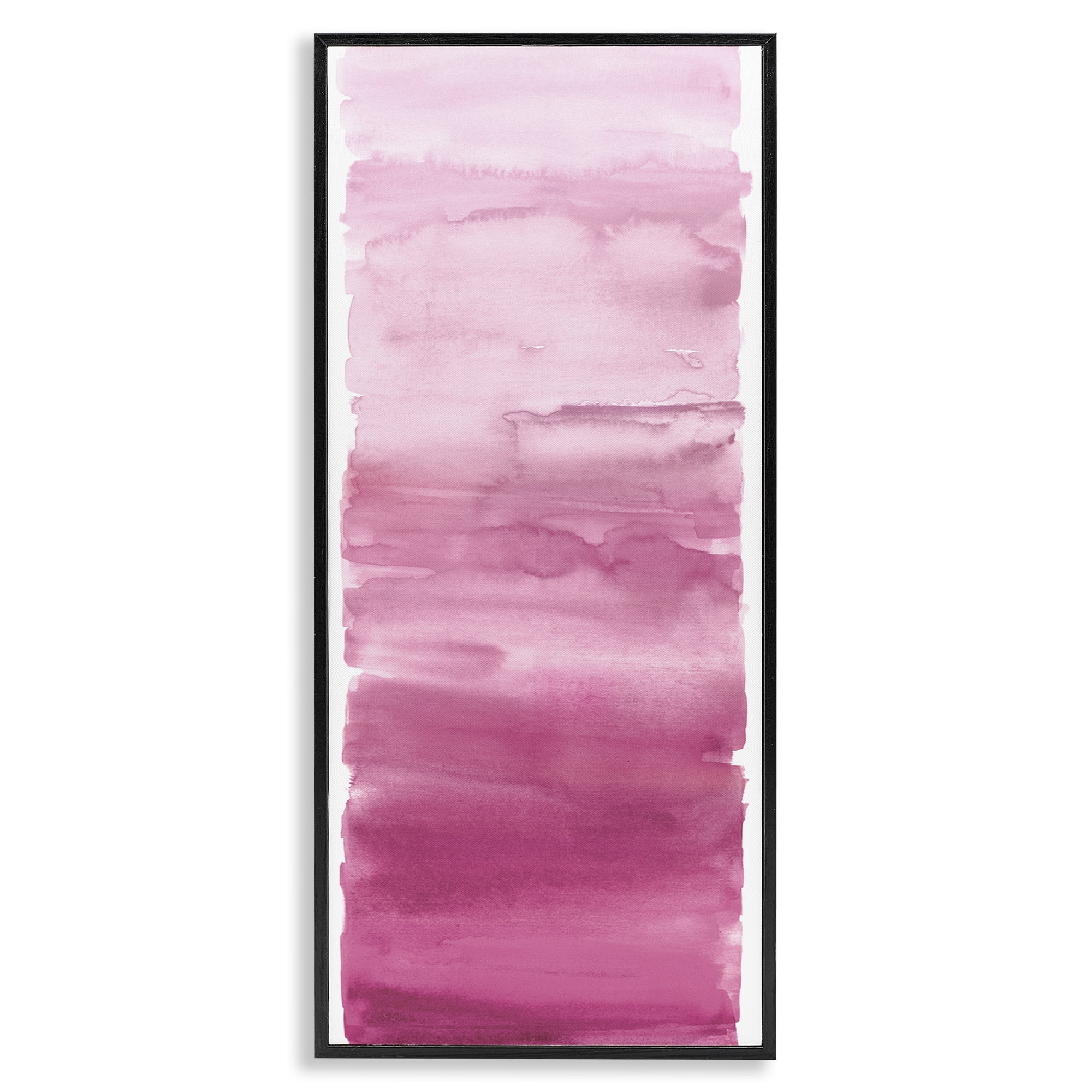 Stupell Industries Blush Blend Gradient Black Framed Giclee Art, design by Allie Corbin