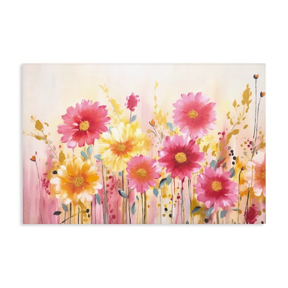 Stupell Industries Blush Blooming Whimsy Canvas Wall Art, design by Andrea Haase