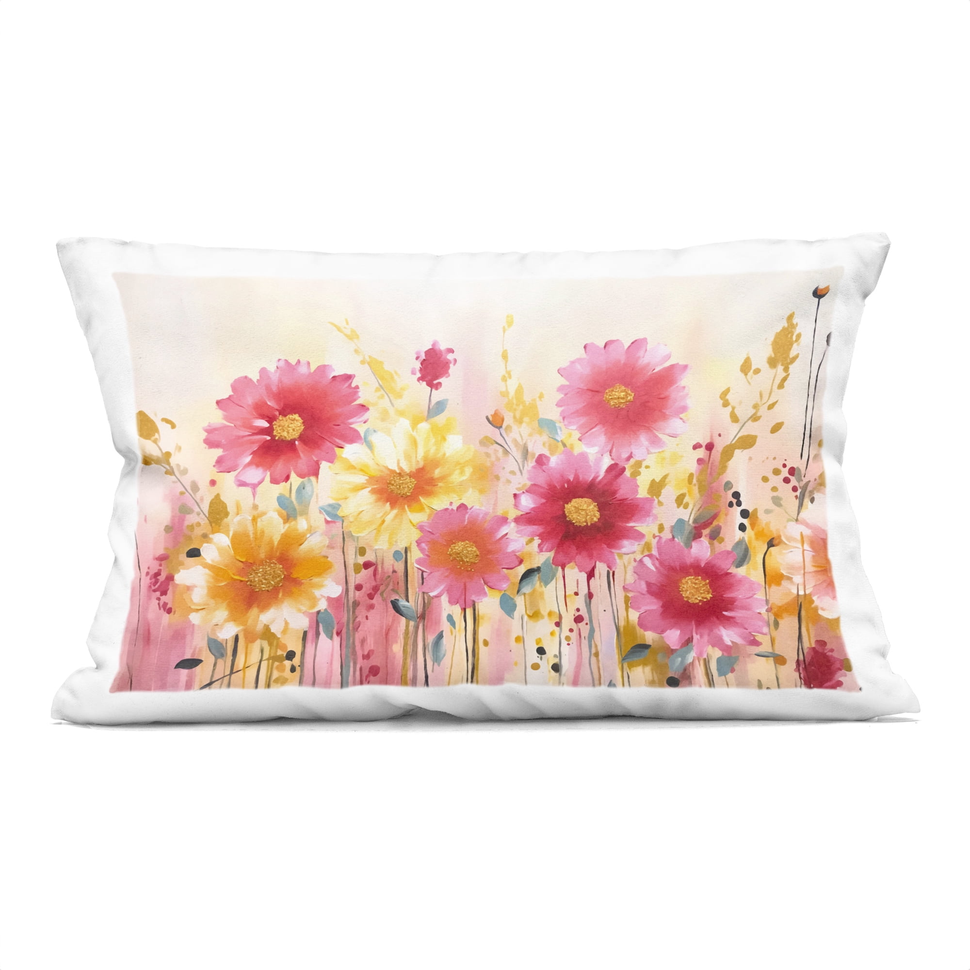 Stupell Industries Blush Blooming Whimsy Decorative Printed Throw Pillow, design by Andrea Haase