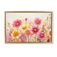 thumbnail image 1 of Stupell Industries Contemporary Blush Blooming Whimsy Gold Floating Frame Canvas Art, 25 x 17, by Andrea Haase, 1 of 8
