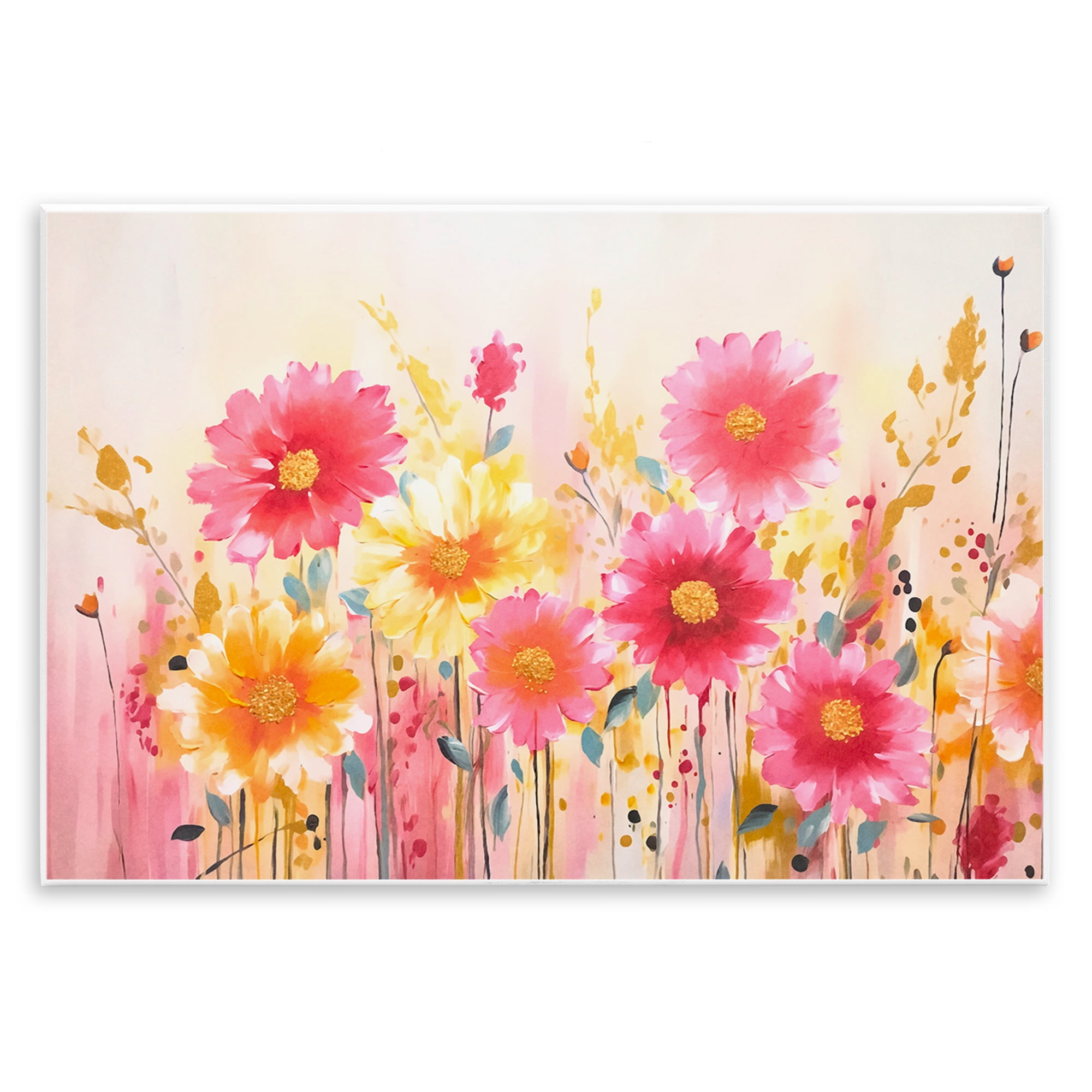 Stupell Industries Blush Blooming Whimsy Wall Plaque Art, design by Andrea Haase