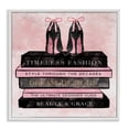 thumbnail image 1 of Stupell Industries Modern Blush Fashion Book Stack White Framed Giclee Art, 12 x 12, by Natalie Carpentieri, 1 of 8