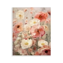 Stupell Industries Blush Floral Pattern Botanical & Floral Painting Unframed Art Print Wall Art, 11 x 14