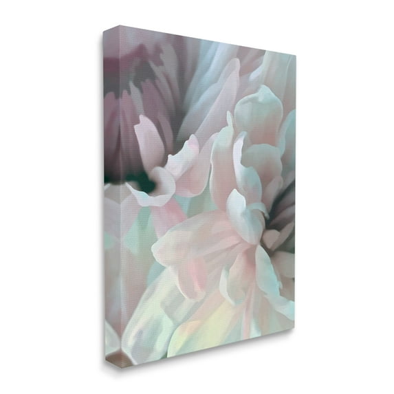 Stupell Industries Blush Flower Petals Meeting Alluring Pink Florals Tropical Painting Gallery-Wrapped Canvas Print Wall Art, 30 x 40, Design by David Pollard
