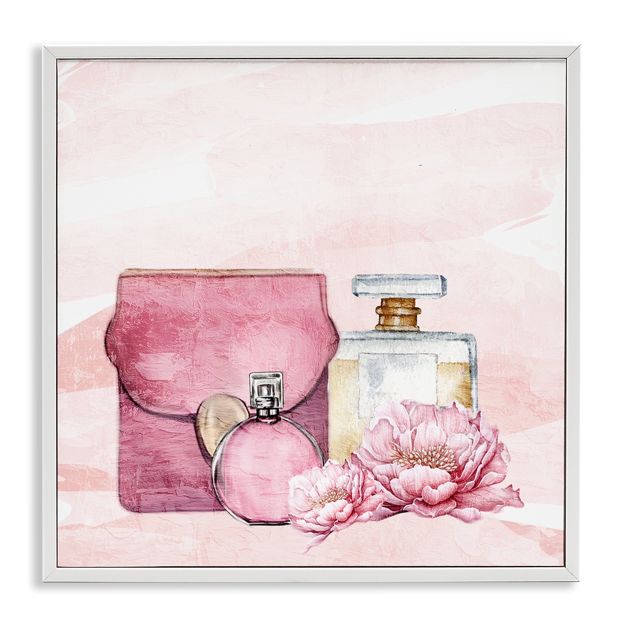 Stupell Industries Blush Glam Time Collection White Framed Giclee Art, design by Kim Allen