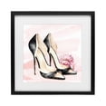 thumbnail image 1 of Stupell Industries Shabby Chic Blush Glam Time Shoes Black Framed Print Under Glass, 13 x 13, by Kim Allen, 1 of 8