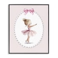 thumbnail image 1 of Stupell Industries Shabby Chic Blush Pink Ballerina Black Framed Giclee Art, 11 x 14, by Christine Simpson Art, 1 of 8