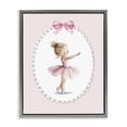 thumbnail image 1 of Stupell Industries Shabby Chic Blush Pink Ballerina Gray Floating Frame Canvas Art, 25 x 31, by Christine Simpson Art, 1 of 8