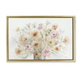 thumbnail image 1 of Stupell Industries Blush Pink Bouquet Plants & Flowers Painting Gold Floater Framed Canvas Art Print Wall Art, 31 x 21, 1 of 10