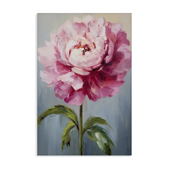 Stupell Industries Blush Pink Carnation Botanical & Floral Painting Gallery Wrapped Canvas Art Print Wall Art, 24 x 36