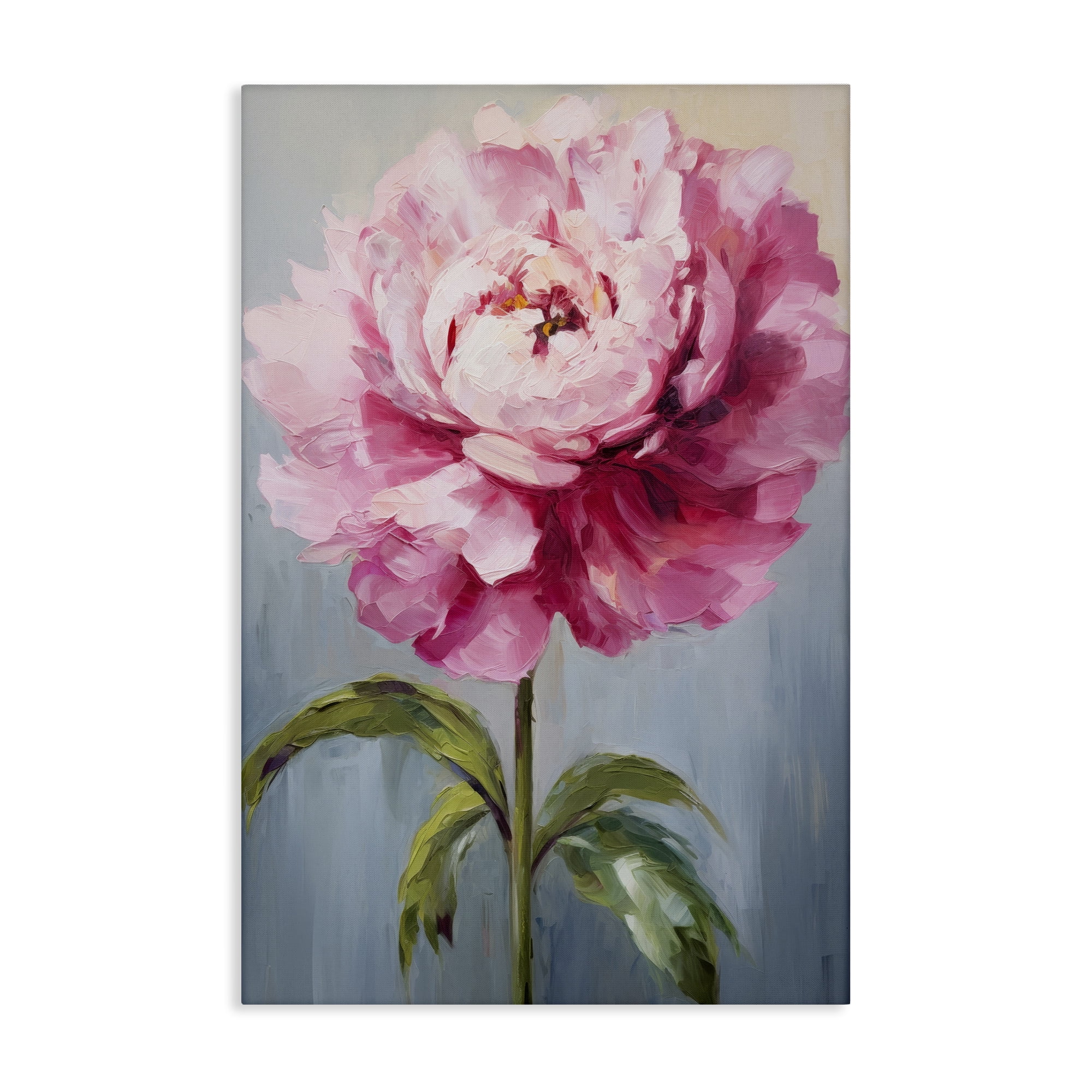 Stupell Industries Blush Pink Carnation Botanical & Floral Painting Gallery Wrapped Canvas Art Print Wall Art, 30 x 45