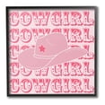 thumbnail image 1 of Stupell Industries Blush Pink Cowgirl Beauty & Fashion Painting Black Framed Art Print Wall Art, 12 x 12, 1 of 9