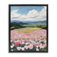 thumbnail image 1 of Stupell Industries Modern Blush Pink Poppy Field Black Floating Frame Canvas Art, 17 x 21, by The Prints Vibe, 1 of 8
