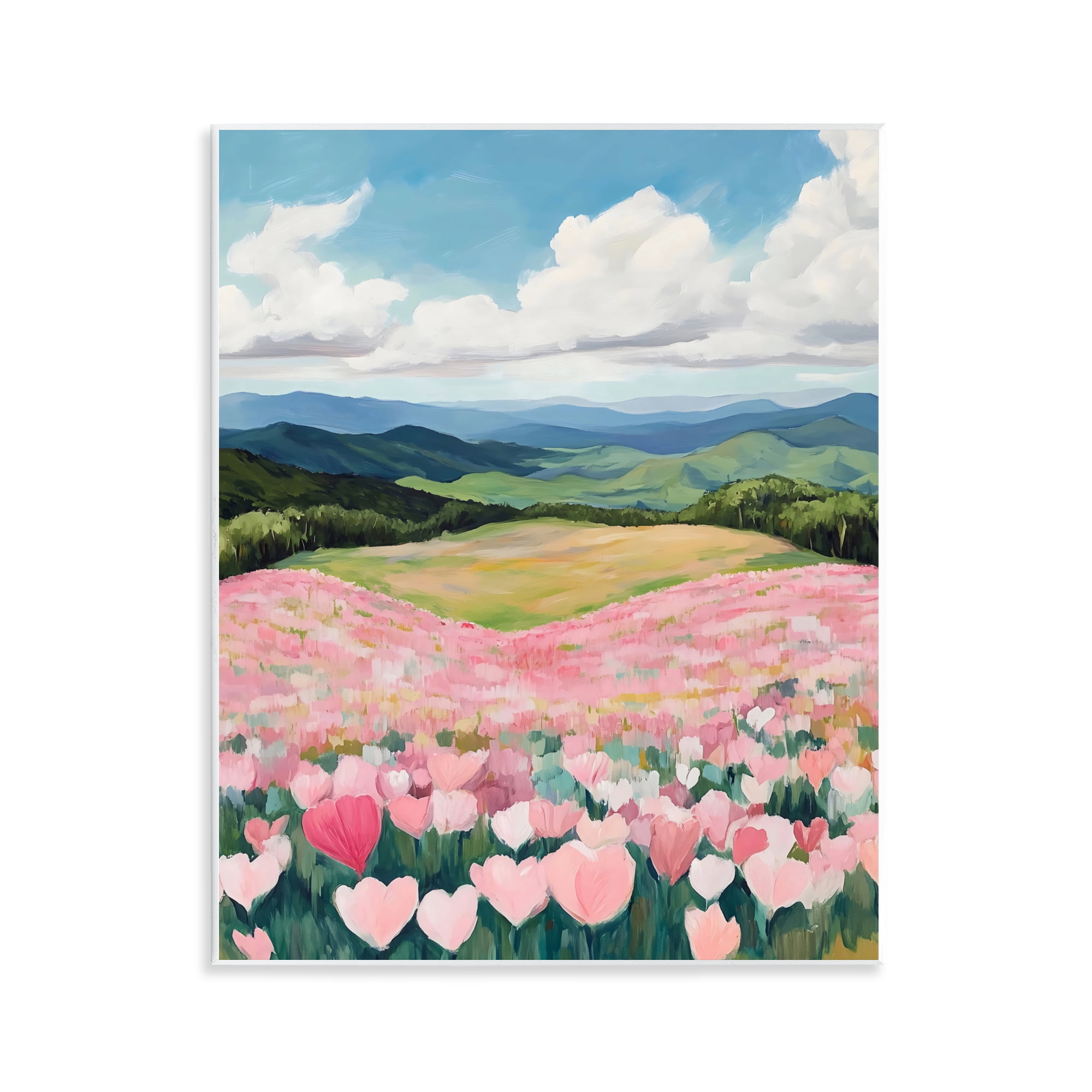 Stupell Industries Blush Pink Poppy Field Wall Plaque Art, design by The Prints Vibe