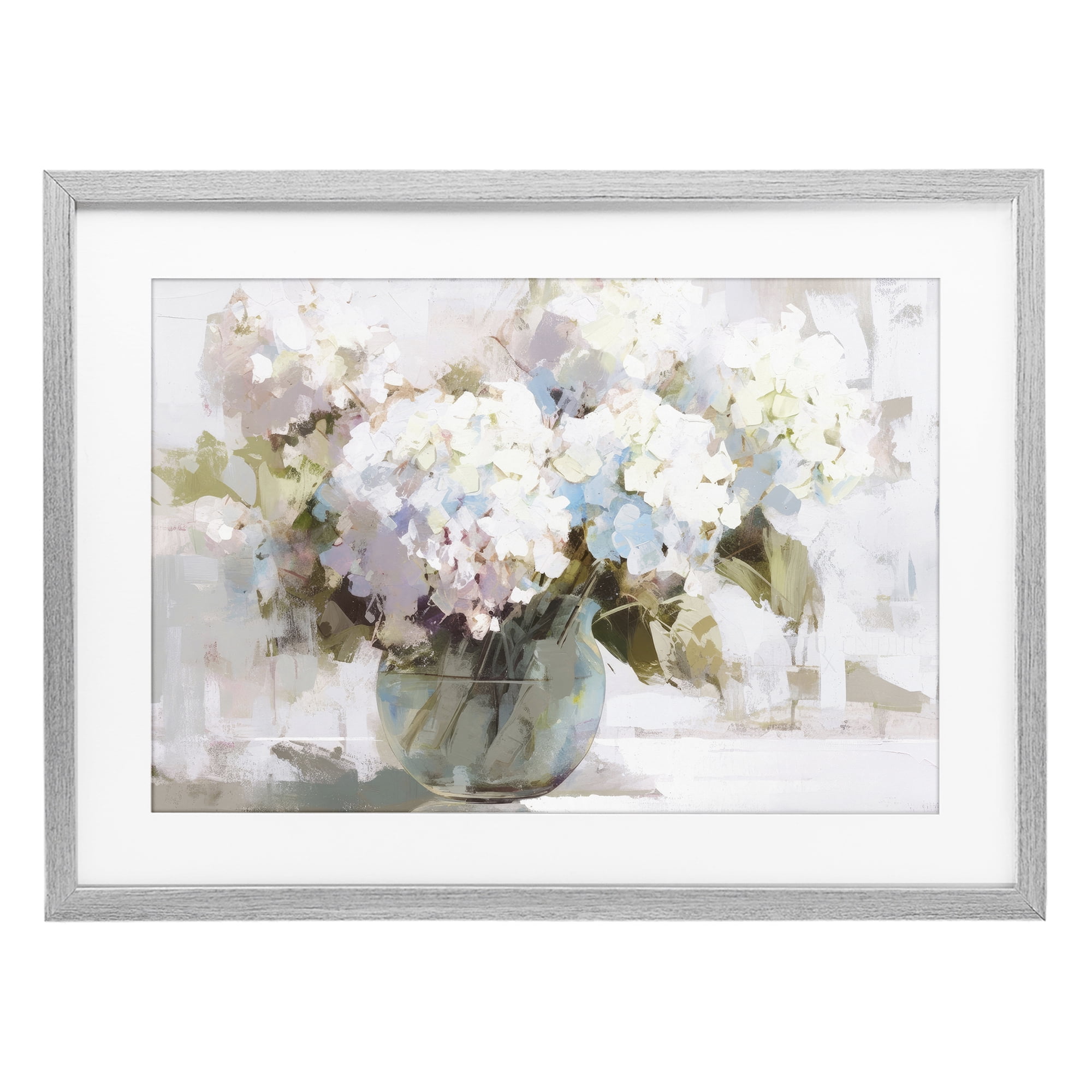 Stupell Industries Blushing Bride Garden Flowers Gray Framed Print Under Glass, design by Tina LeCour
