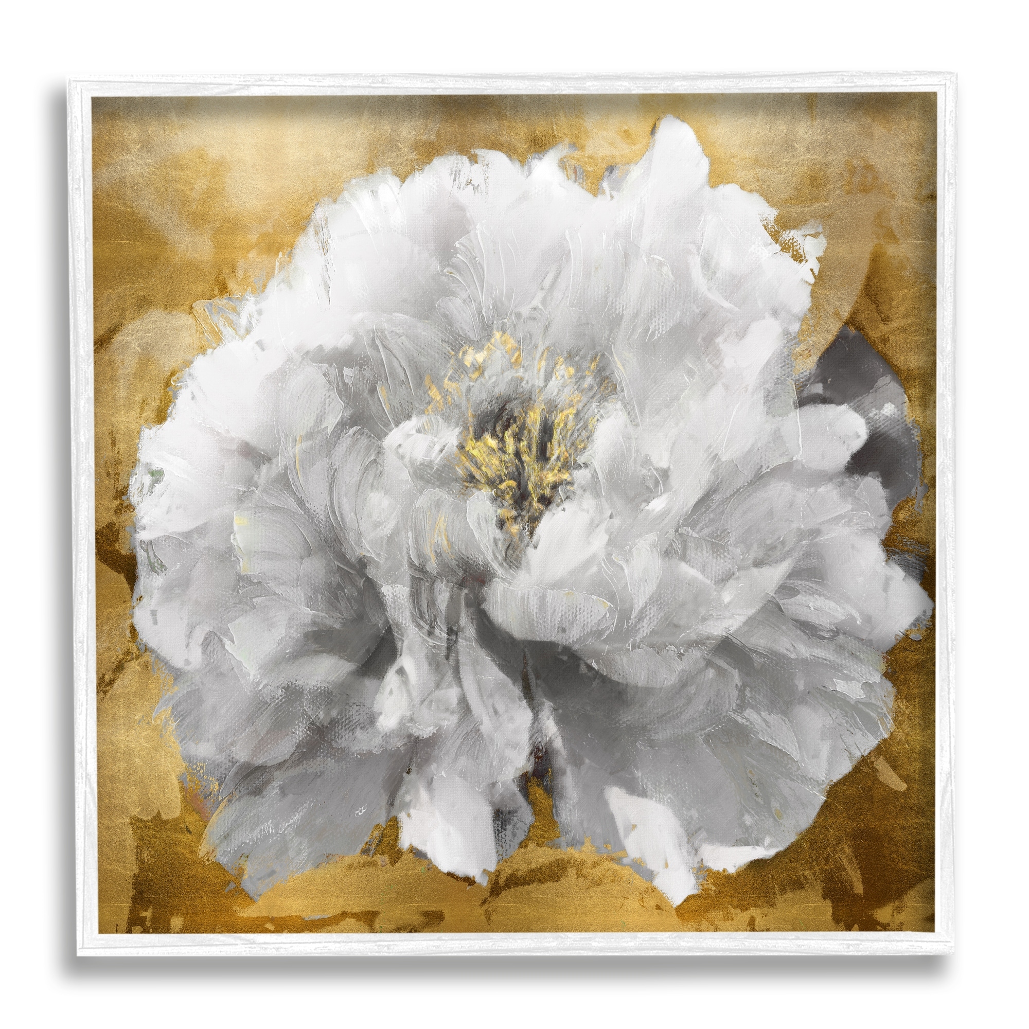 Stupell Industries Blushing Peony Flower Modern Blossoming Floral Photography, 17 x 17,Design by Shawna Sullivan