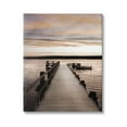 thumbnail image 1 of Stupell Industries Boat & Beach Pier Landscape Photography Gallery Wrapped Canvas Art Print Wall Art, 16 x 20, 1 of 8