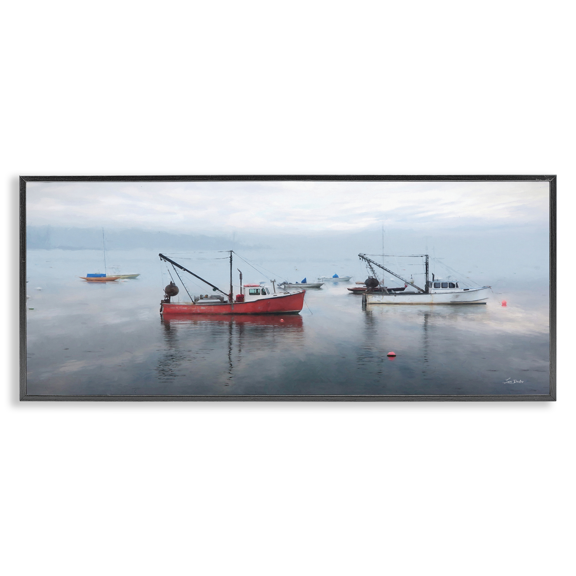 Stupell Industries Boat Harbor Seascape Nautical & Beach Photography ...