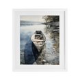 thumbnail image 1 of Stupell Industries Rustic Lodge Boat In The Fall Reflection White Framed Print Under Glass, 13 x 16, by Franklyn Gregory, 1 of 8
