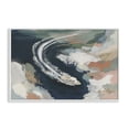 thumbnail image 1 of Stupell Industries Modern Boat Wake From Above White Framed Giclee Art, 30 x 20, by Chromatic Storm Studio, 1 of 8