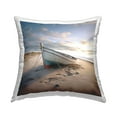 thumbnail image 1 of Stupell Industries Boat on Beach Sand Decorative Printed Throw Pillow, 18 x 18, 1 of 8