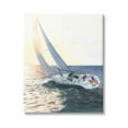 thumbnail image 1 of Stupell Industries Boating at Sunrise Transportation Painting Gallery Wrapped Canvas Print Wall Art, 16 x 20, 1 of 7