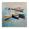 thumbnail image 1 of Stupell Industries Boats on Shoreline Transportation Painting Gallery Wrapped Canvas Art Print Wall Art, 36 x 36, 1 of 2