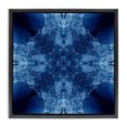 thumbnail image 1 of Stupell Industries Bohemian Blue Balanced Tie Dye Black Floating Frame Canvas Art, 18 x 18, by El Perkin, 1 of 8