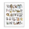 thumbnail image 1 of Stupell Industries Bohemian Boho Animals Alphabet White Framed Giclee Art, 16 x 20, by Erica Billups, 1 of 7