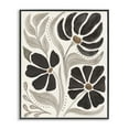 thumbnail image 1 of Stupell Industries Bohemian Boho Curved Petals Black Framed Giclee Art, 11 x 14, by Veronique Charron, 1 of 8