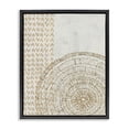 thumbnail image 1 of Stupell Industries Bohemian Boho Fractal Patterns Black Floating Frame Canvas Art, 17 x 21, by June Erica Vess, 1 of 8