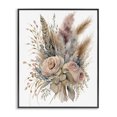 thumbnail image 1 of Stupell Industries Bohemian Boho Rose Pampas Black Framed Giclee Art, 11 x 14, by LSR Design Studio, 1 of 8